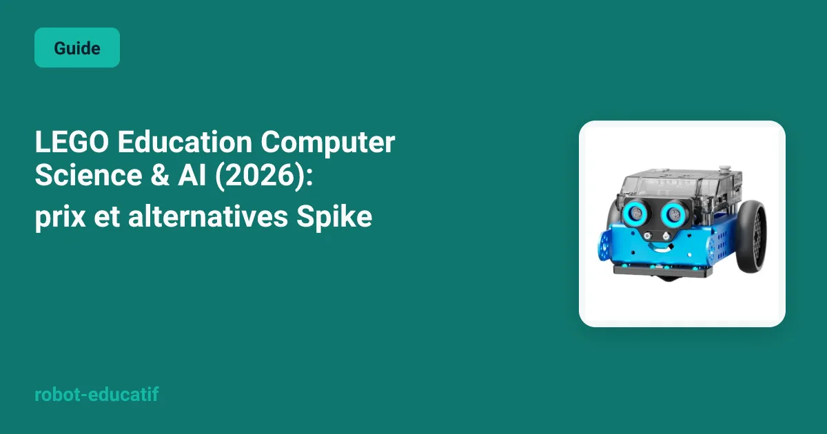 LEGO Education Computer Science & AI (2026) : prix et alternatives Spike