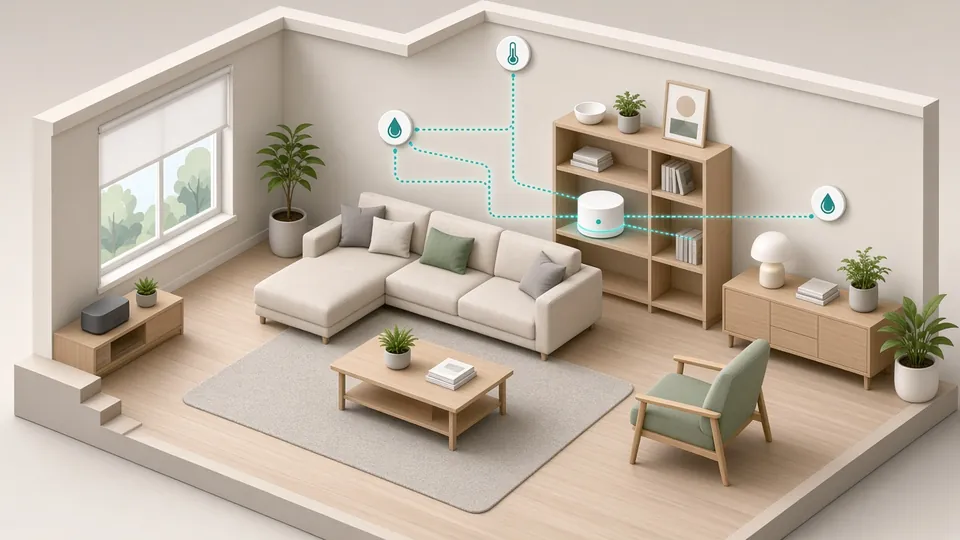 Illustration: Zigbee-Temperatursensor für Home Assistant: SNZB-02D, Aqara & Co.